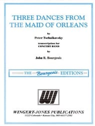 Three Dances from The Maid of Orleans Concert Band sheet music cover Thumbnail